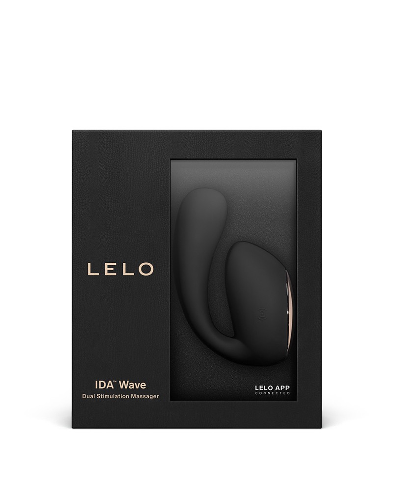 LELO – IDA Wave – Massagegerät mit dualer Stimulation (mit App-Steuerung) – Schwarz