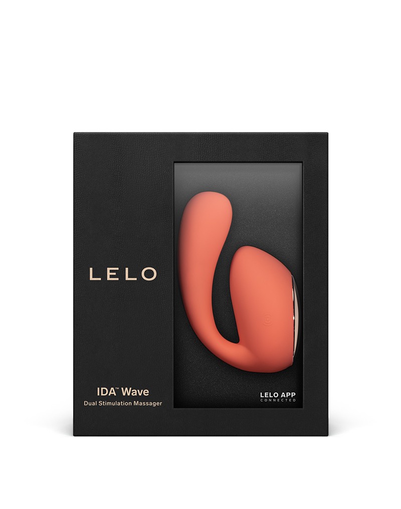 LELO – IDA Wave – Massagegerät mit dualer Stimulation (mit App-Steuerung) – Koralle