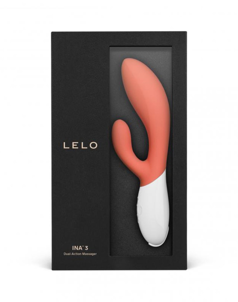 LELO – Ina 3 – Rabbit Vibrator – Coral