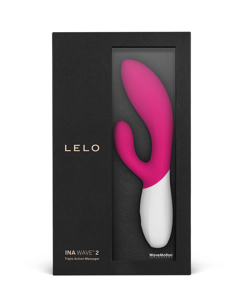 LELO – Ina Wave 2 – Rabbit Vibrator – Cerise