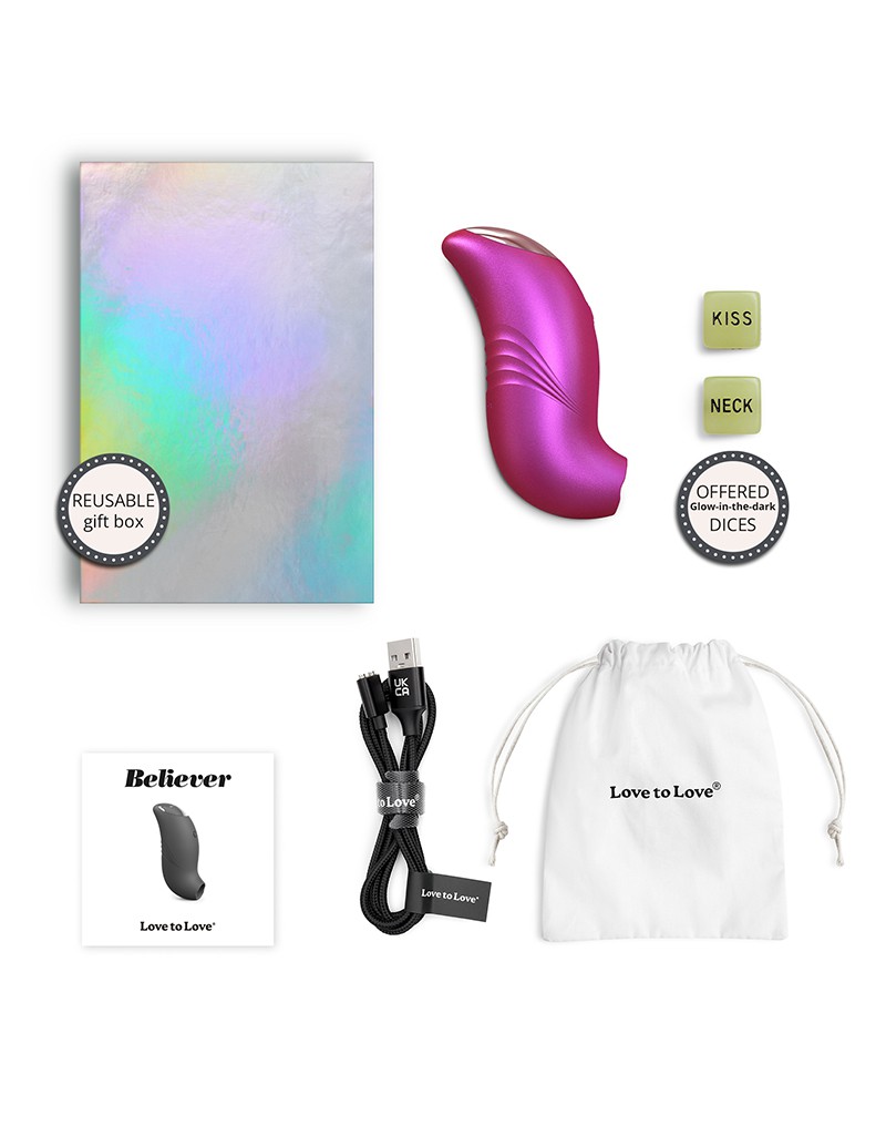 Love to Love - Believer - Klitoris-Vibrator - Rosa – Bild 6