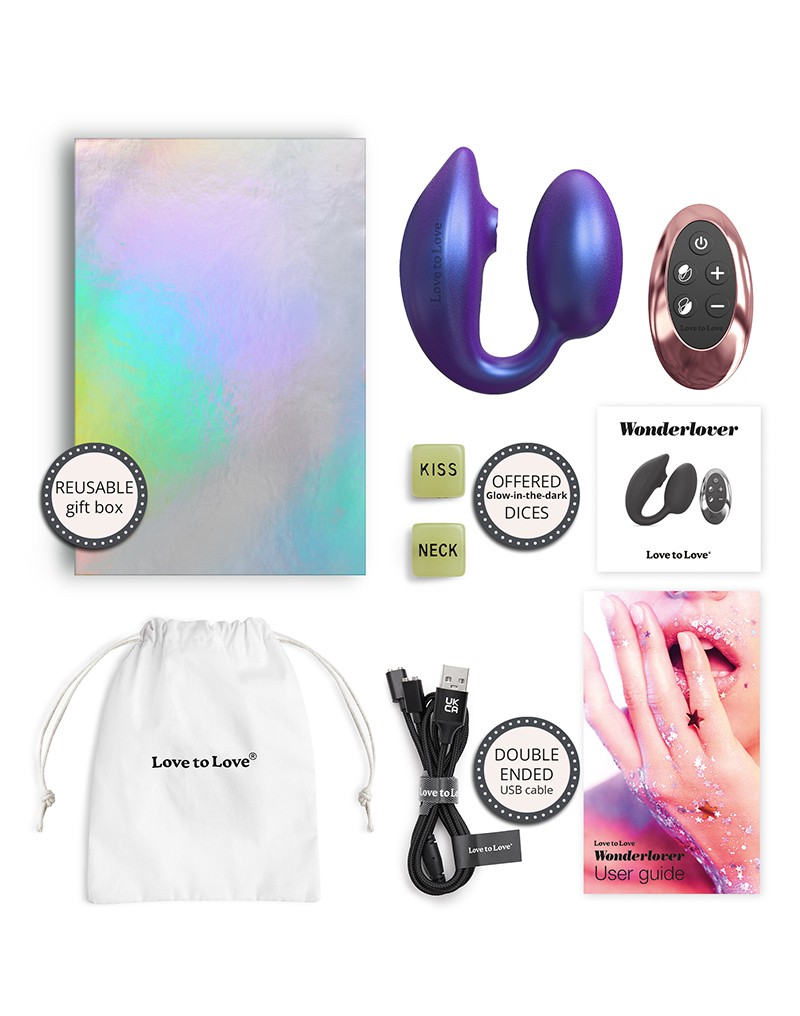 Love to Love – Wonderlover – Klitoris-Vibrator – Lila