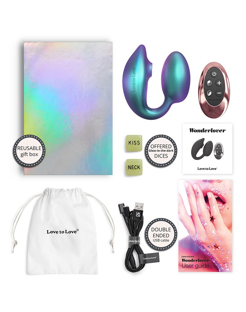Love to Love – Wonderlover – Klitoris-Vibrator – Türkis