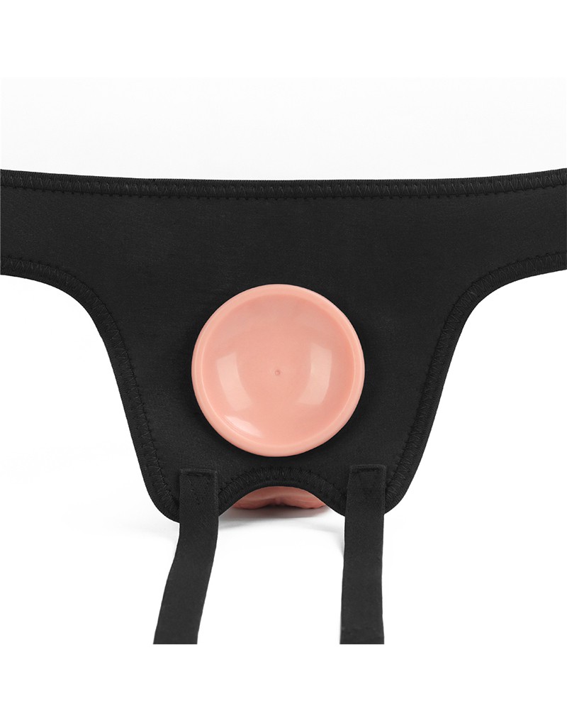 LoveToy - Easy Strap-on Harness (ohne Dildo) - Schwarz & Weiß – Bild 6