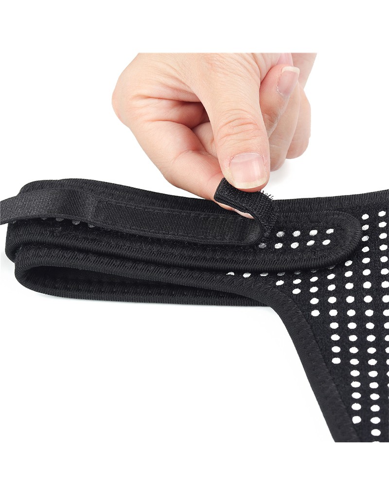 LoveToy - Easy Strap-on Harness (ohne Dildo) - Schwarz & Weiß – Bild 12