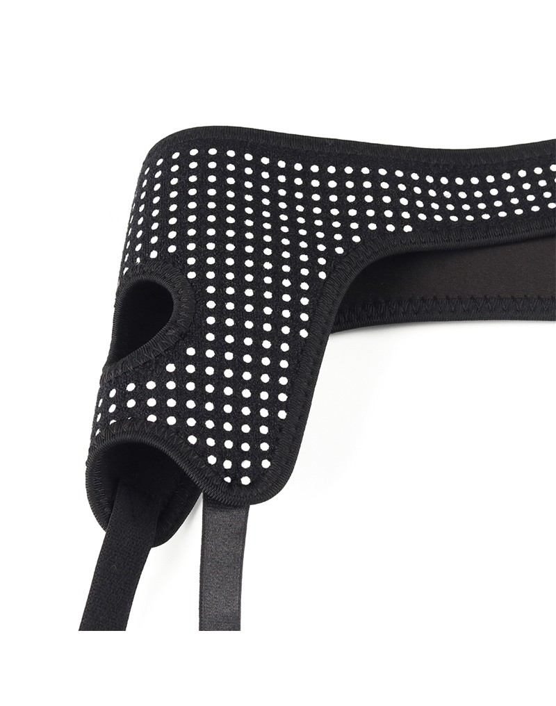 LoveToy - Easy Strap-on Harness (ohne Dildo) - Schwarz & Weiß – Bild 14