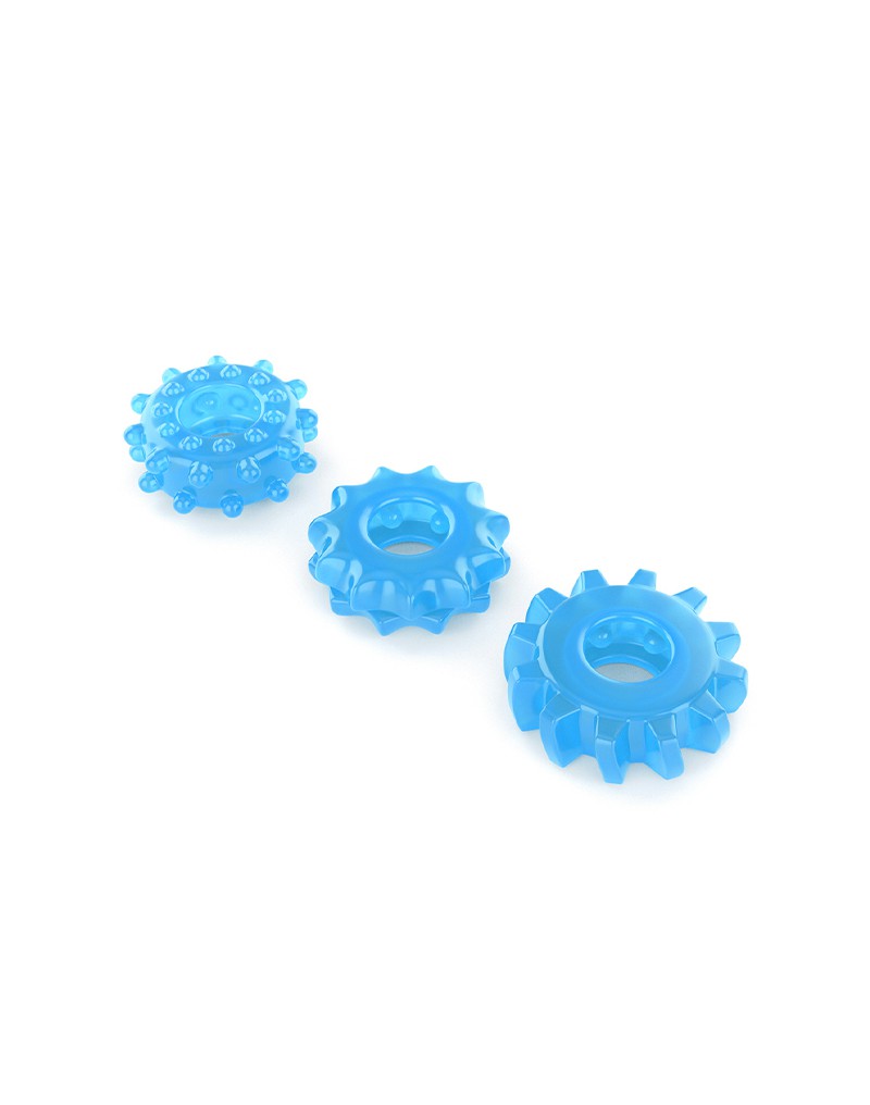 LoveToy – Lumino Play Cockring 3er Set – Glow in the Dark
