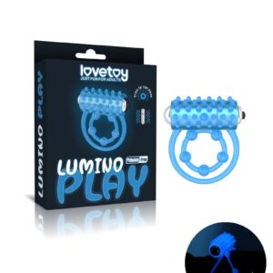 LoveToy - Lumino Play Penisring-Vibrator - Glow in the Dark