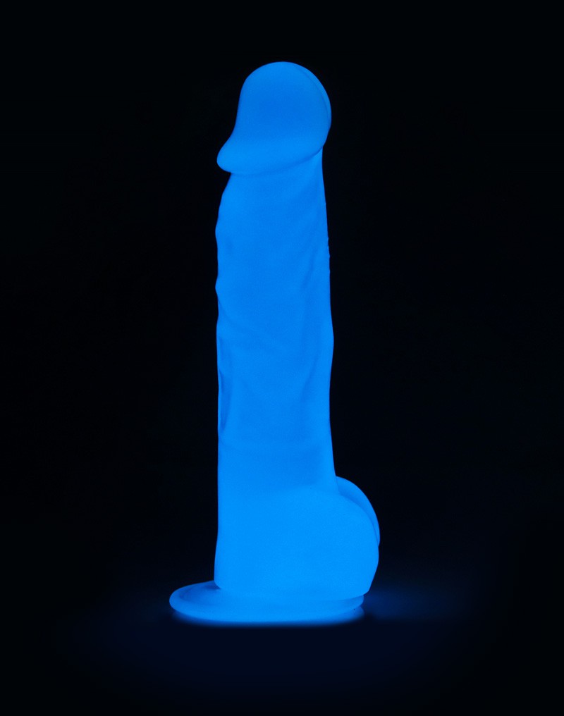 LoveToy - Lumino Play Dildo 21.5 cm - Glow in the Dark – Bild 4