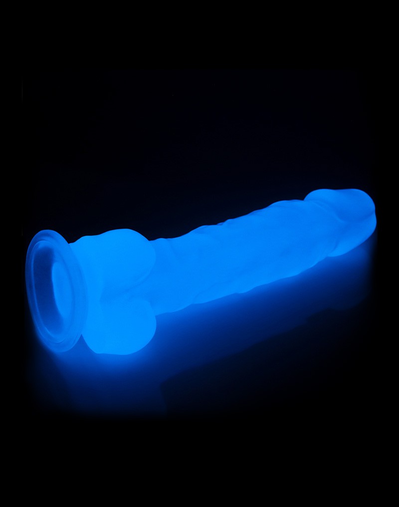 LoveToy - Lumino Play Dildo 21.5 cm - Glow in the Dark – Bild 8