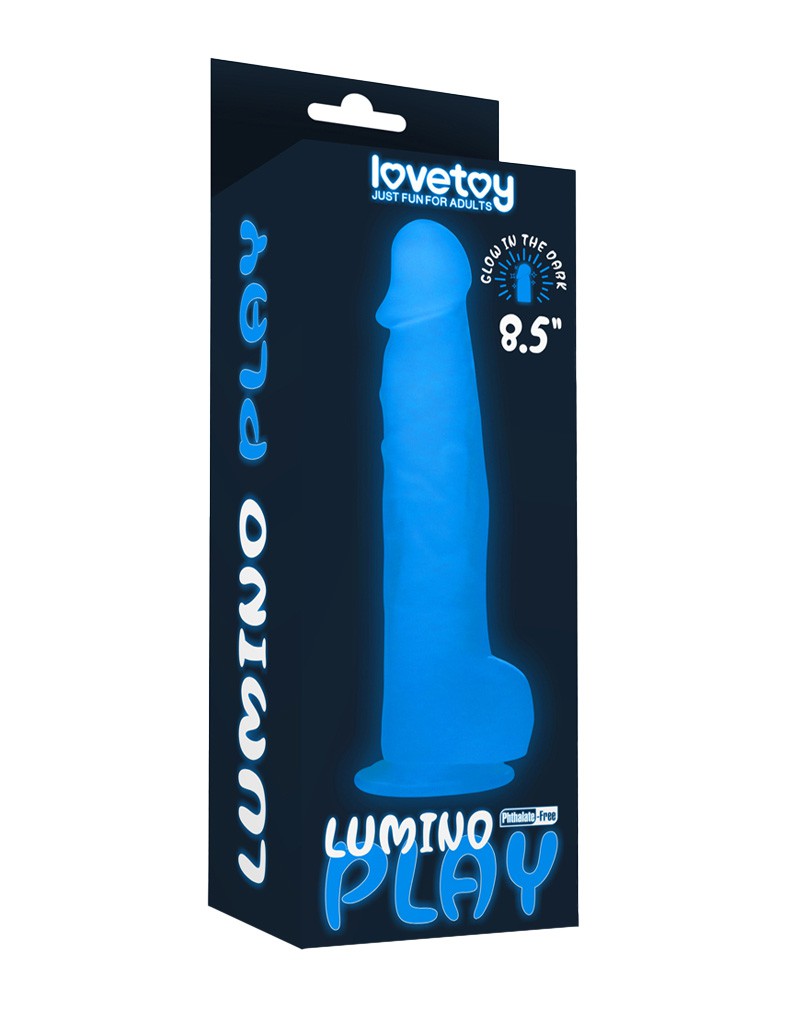 LoveToy – Lumino Play Dildo 21.5 cm – Glow in the Dark