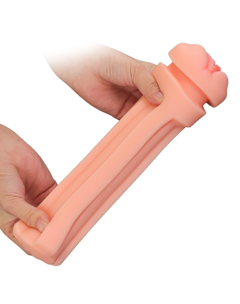 LoveToy - Pleasure Brew Blonde Ale Vagina Masturbator - Nude & Gelb – Bild 12