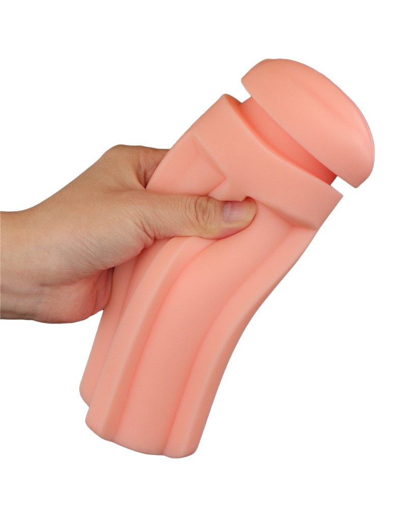 LoveToy - Pleasure Brew Blonde Ale Vagina Masturbator - Nude & Gelb – Bild 13
