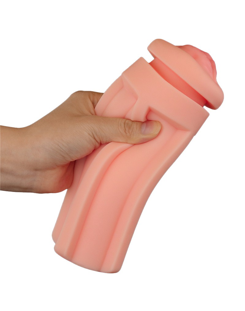 LoveToy - Pleasure Brew Cream Ale Mouth Masturbator - Grün & Nude – Bild 11