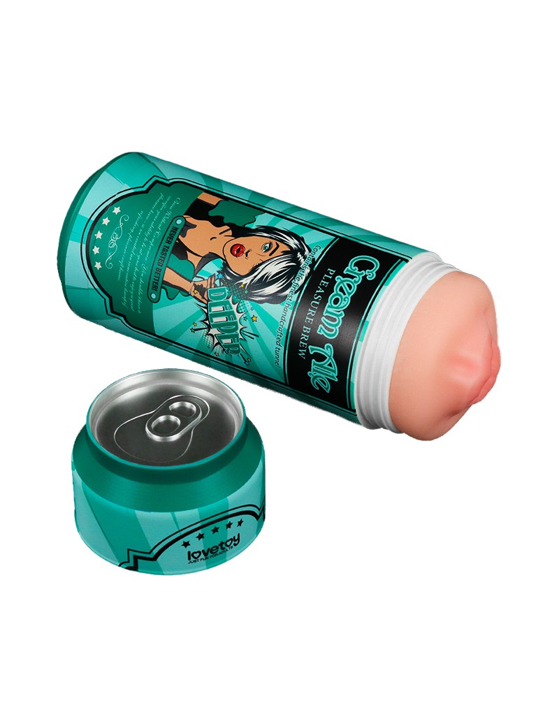 LoveToy - Pleasure Brew Cream Ale Mouth Masturbator - Grün & Nude – Bild 19