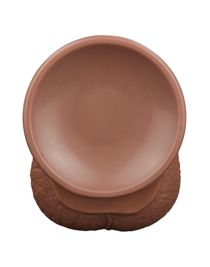 LoveToy - Sliding Skin Dildo 34 cm - Brown – Bild 8