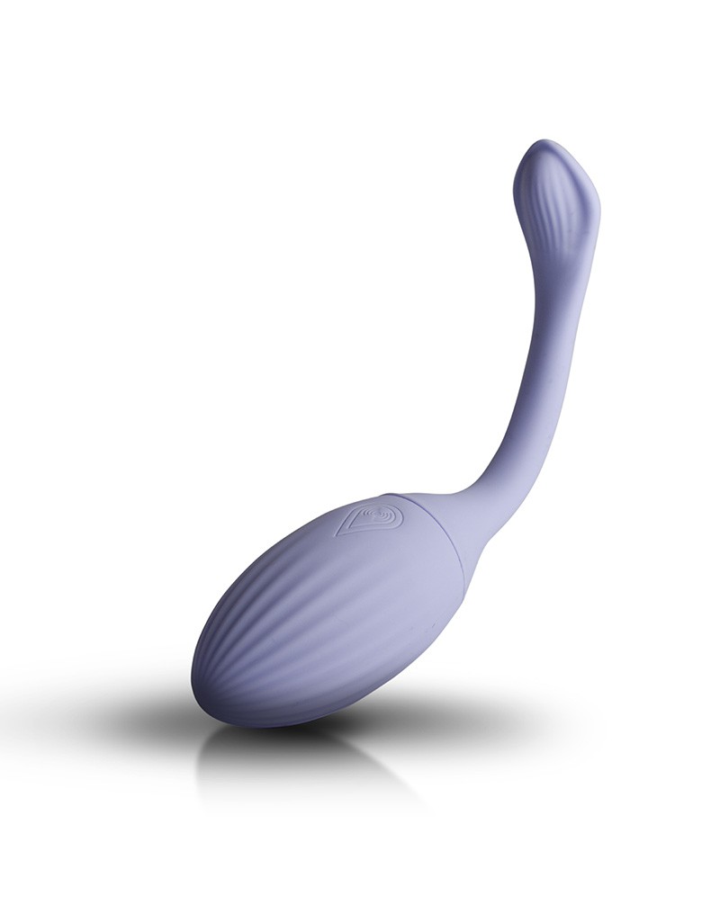 NIYA - NIYA 1 - Vibrierendes Kegel-Massagegerät mit Fernbedienung - Hellblau – Bild 8