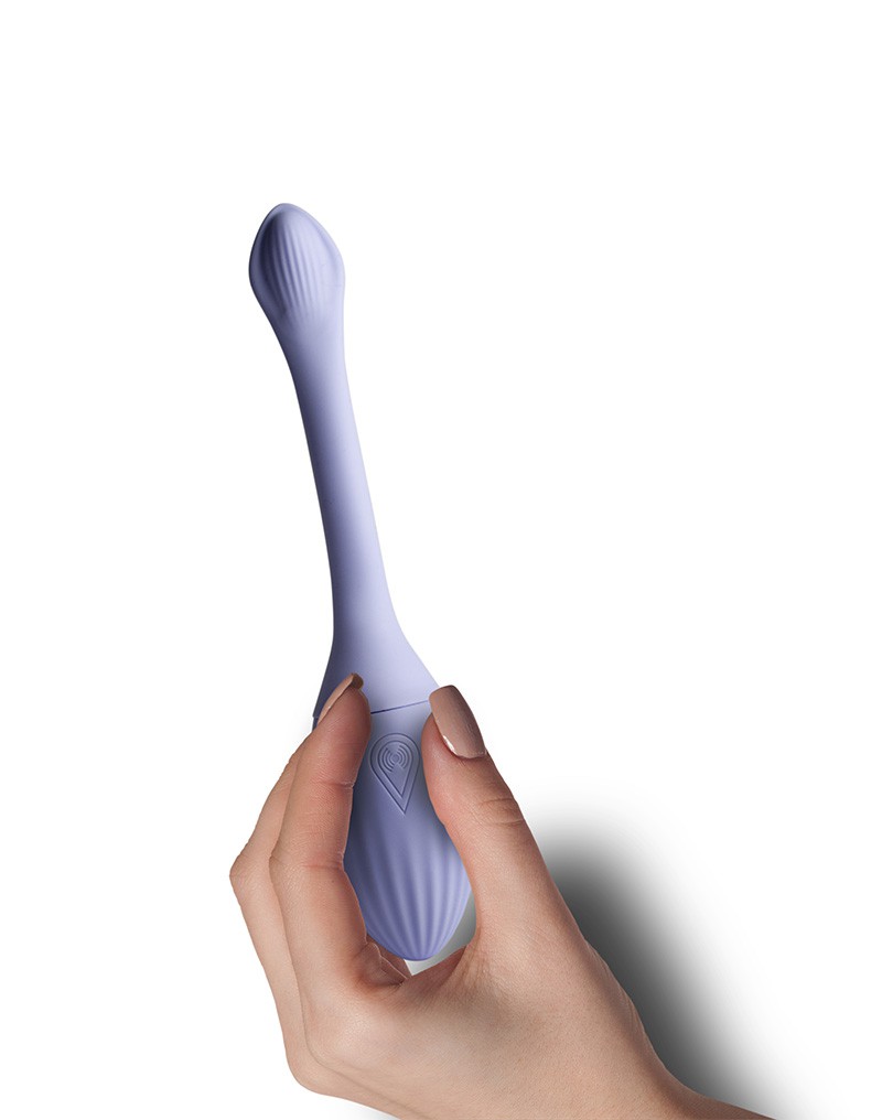 NIYA - NIYA 1 - Vibrierendes Kegel-Massagegerät mit Fernbedienung - Hellblau – Bild 9