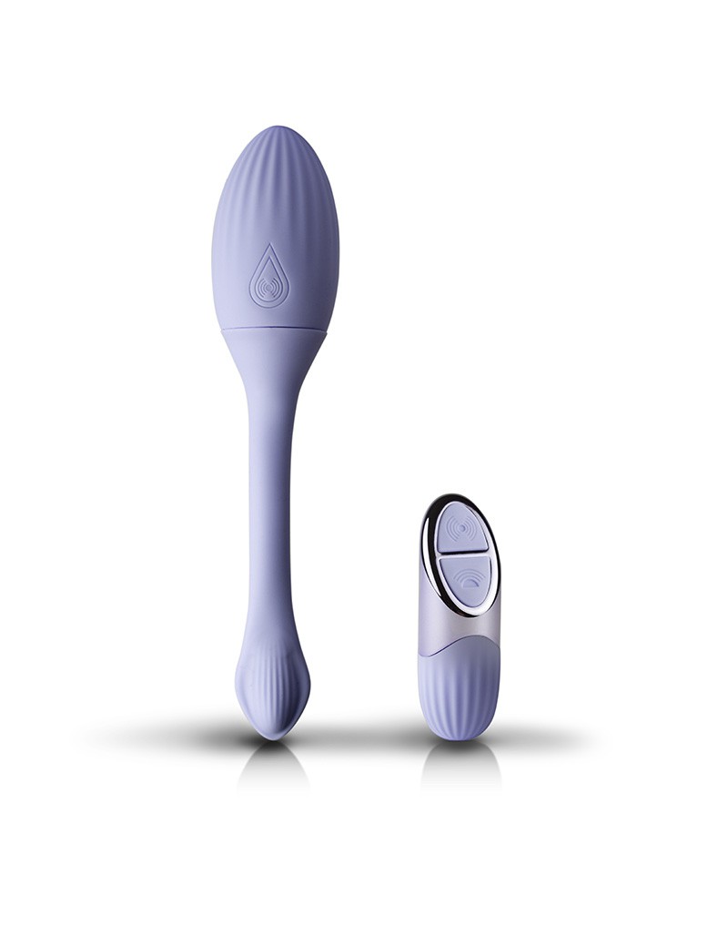 NIYA - NIYA 1 - Vibrierendes Kegel-Massagegerät mit Fernbedienung - Hellblau