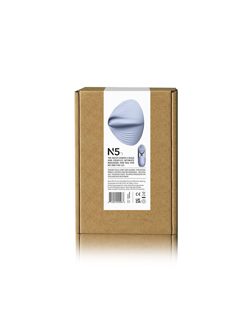NIYA – NIYA 5 – Auflegevibrator mit Fernbedienung – Hellblau