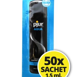 pjur - Aqua - Gleitgel auf Wasserbasis - 50 Beutel à 1.5 ml