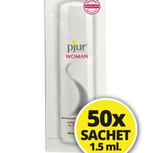 pjur - Woman - Gleitmittel auf Silikonbasis - 50 Sachets à 1.5 ml