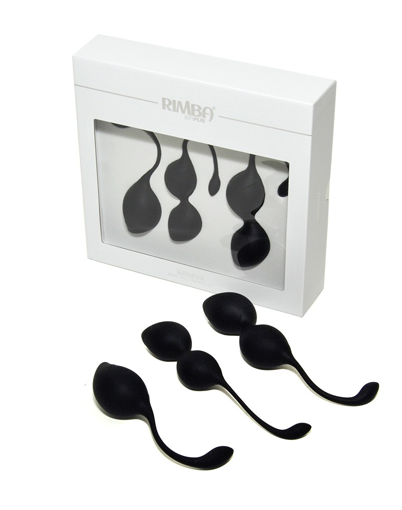 Rimba Toys – Geneva – Kegel Balls Trainingsset – Schwarz