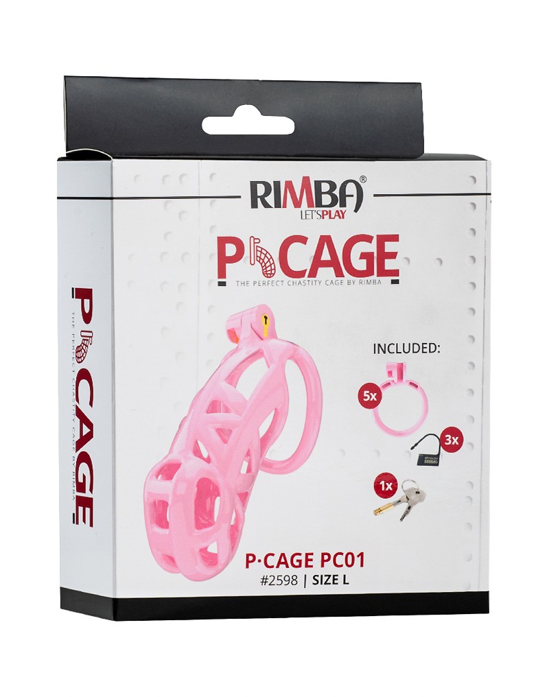 Rimba P-Cage – P-Cage PC01 – Peniskäfig Größe L – Rosa