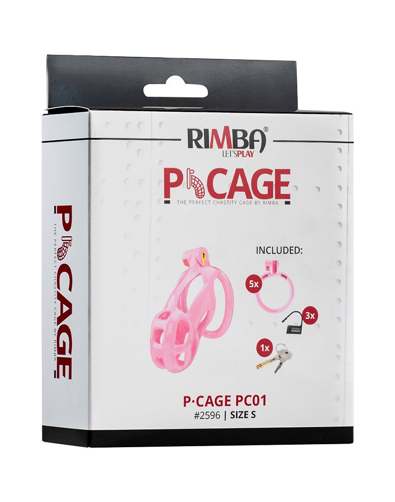 Rimba P-Cage - P-Cage PC01 - Peniskäfig Größe S - Rosa – Bild 2