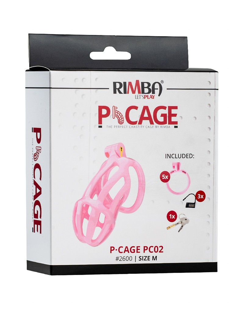 Rimba P-Cage – P-Cage PC02 – Peniskäfig Größe M – Rosa