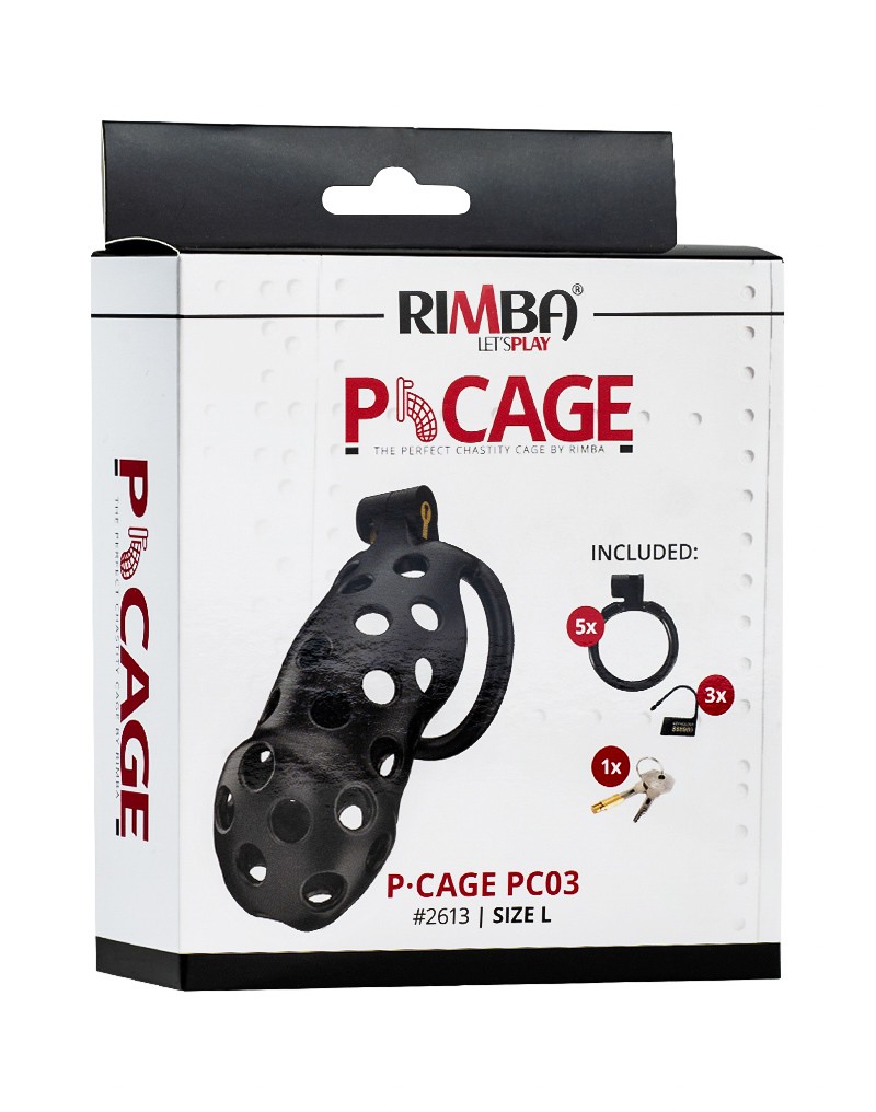 Rimba P-Cage – P-Cage PC03 – Peniskäfig Größe L – Schwarz