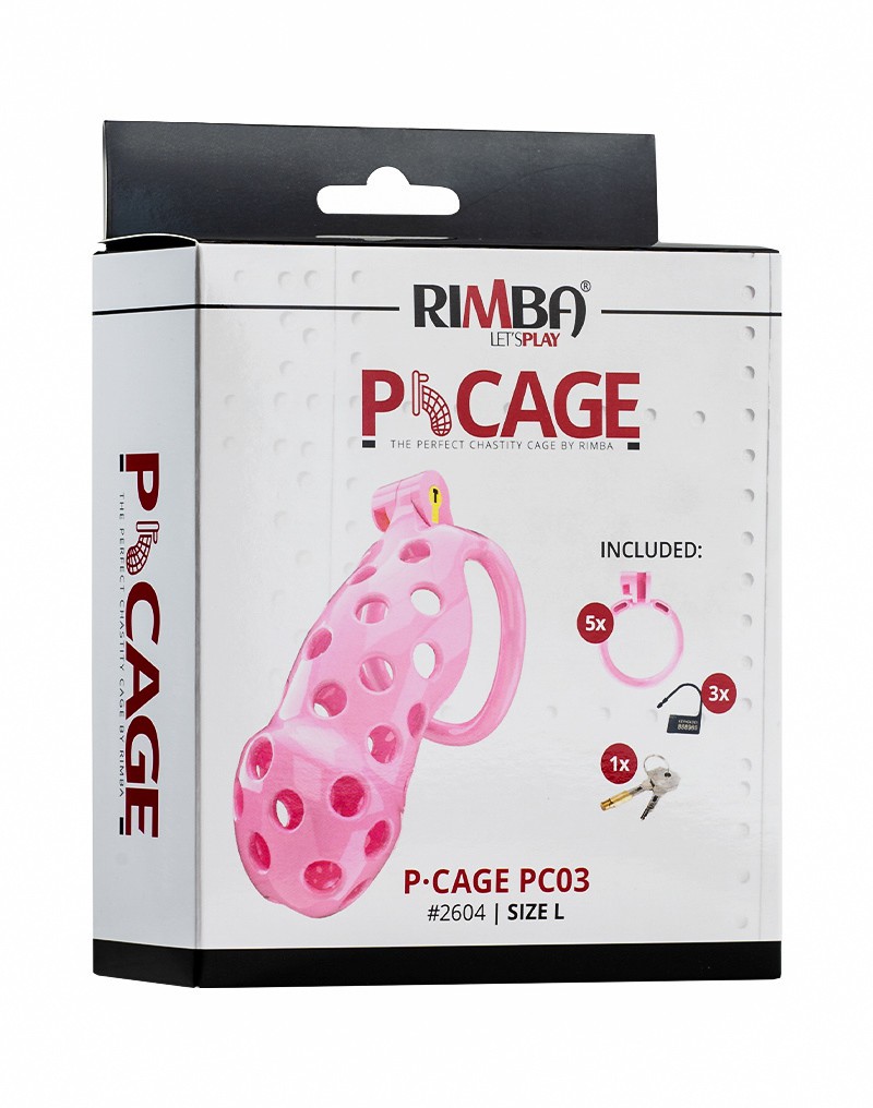 Rimba P-Cage – P-Cage PC03 – Peniskäfig Größe L – Rosa