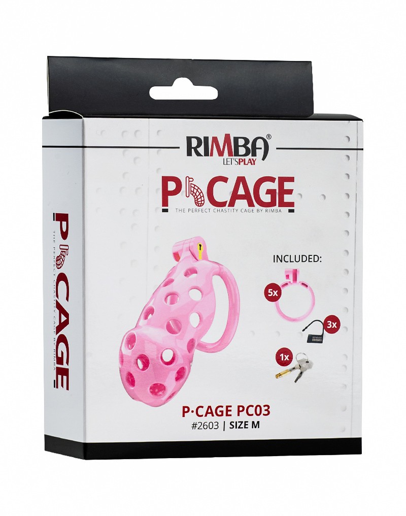 Rimba P-Cage – P-Cage PC03 – Peniskäfig Größe M – Rosa