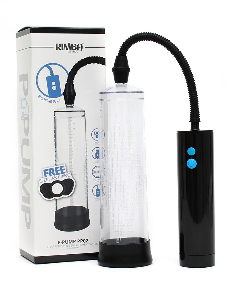 Rimba P-Pump - P-Pump PP02 - Penisvergrößerer mit wiederaufladbarer Fernbedienung - Schwarz