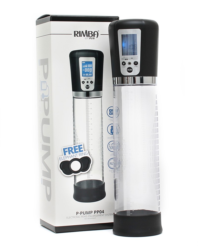 Rimba P-Pump - P-Pump PP04 - Wiederaufladbarer Penisvergrößerer - Schwarz