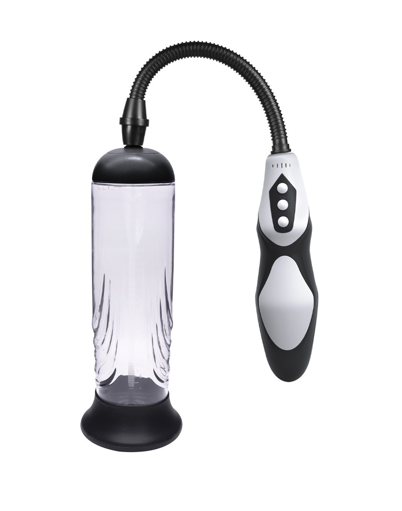 Rimba P-Pump – P-Pump PP06 – Penisvergrößerer mit Fernbedienung & Vaginahülle – Schwarz