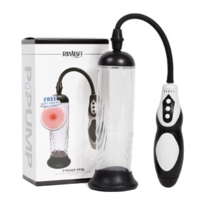 Rimba P-Pump - P-Pump PP06 - Penisvergrößerer mit Fernbedienung & Vaginahülle - Schwarz