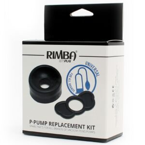 Rimba P-Pump - P-Pump-Ersatzset mit 2 Ringen - Schwarz