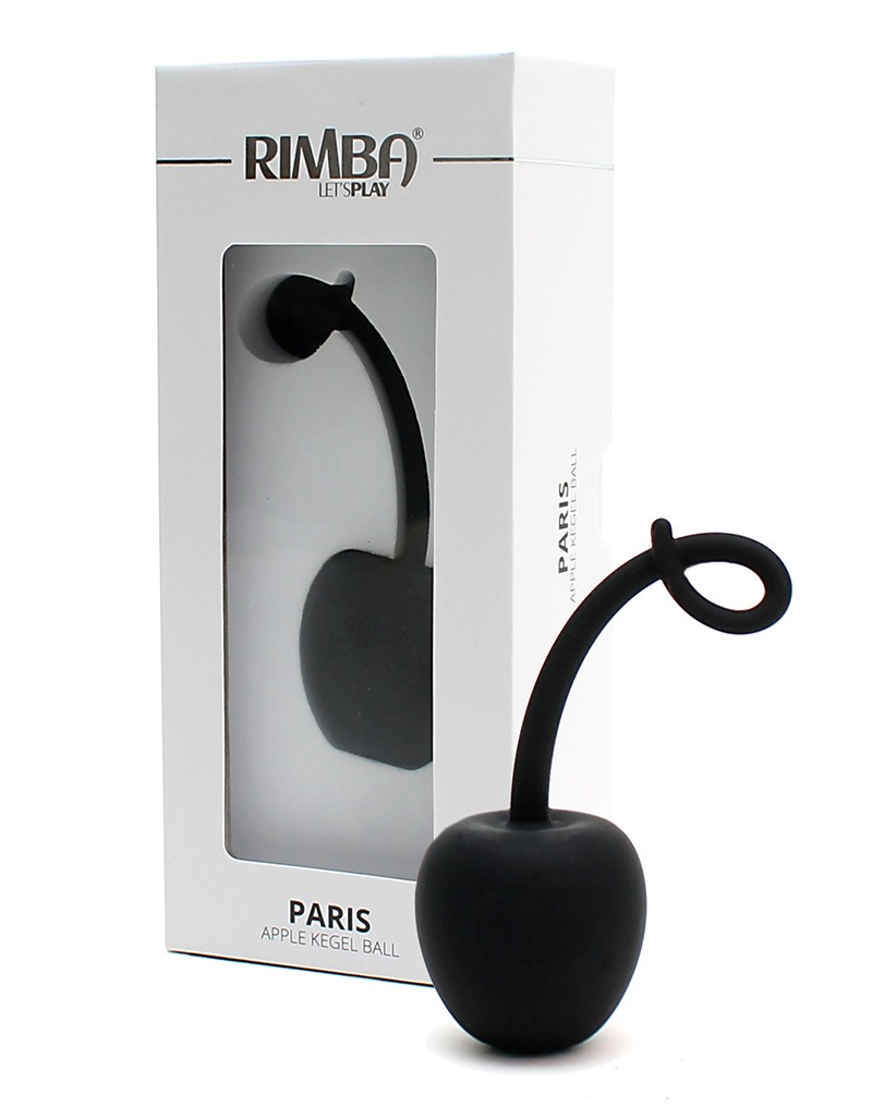 Rimba Toys – Paris – Kegelkugel in Apfelform – Schwarz