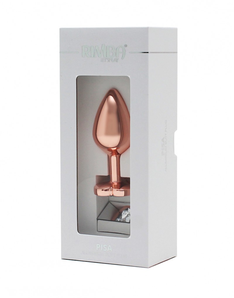Rimba Toys – Pisa – Heart Shaped Butt Plug – Rose Gold