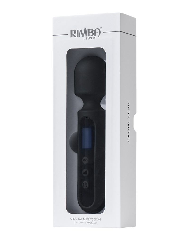 Rimba Toys – Sensual Nights SN01 – Kleiner Stabmassager – Schwarz