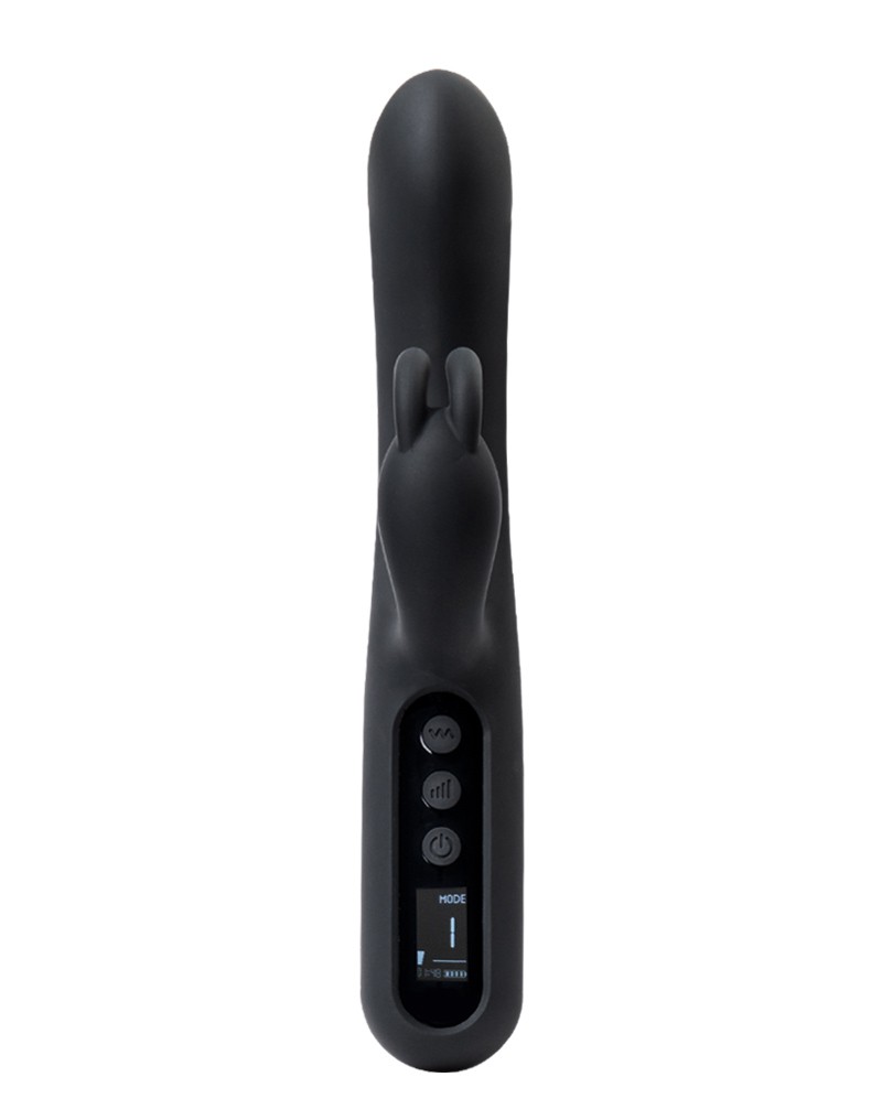Rimba Toys - Sensual Nights SN03 - Rabbit-Vibrator - Schwarz – Bild 3