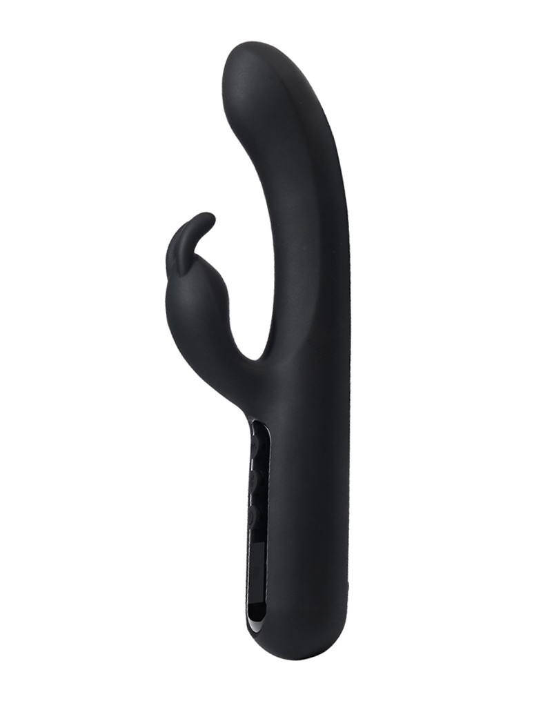 Rimba Toys - Sensual Nights SN03 - Rabbit-Vibrator - Schwarz