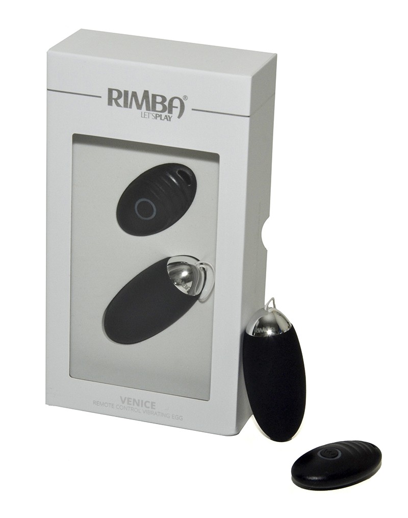 Rimba Toys – Venice – Eiervibrator mit Fernbedienung – Schwarz