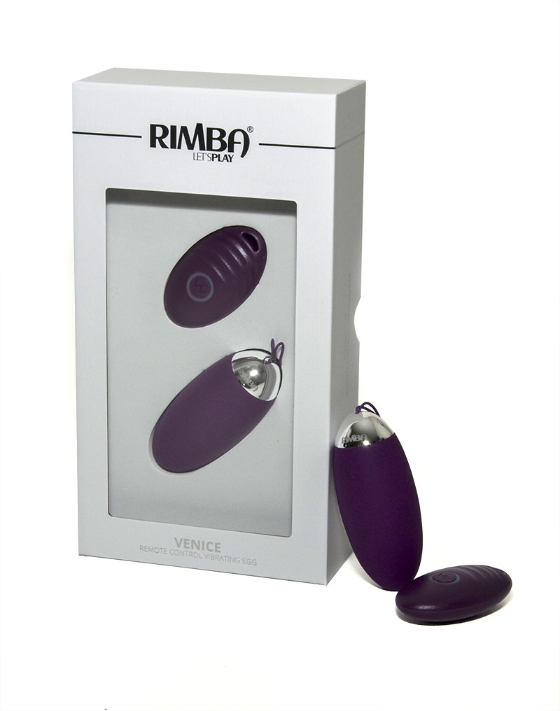 Rimba Toys – Venice – Eiervibrator mit Fernbedienung – Violett
