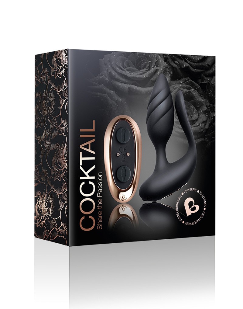 Rocks-Off – Cocktail – Paar Vibrator mit Fernbedienung – Schwarz