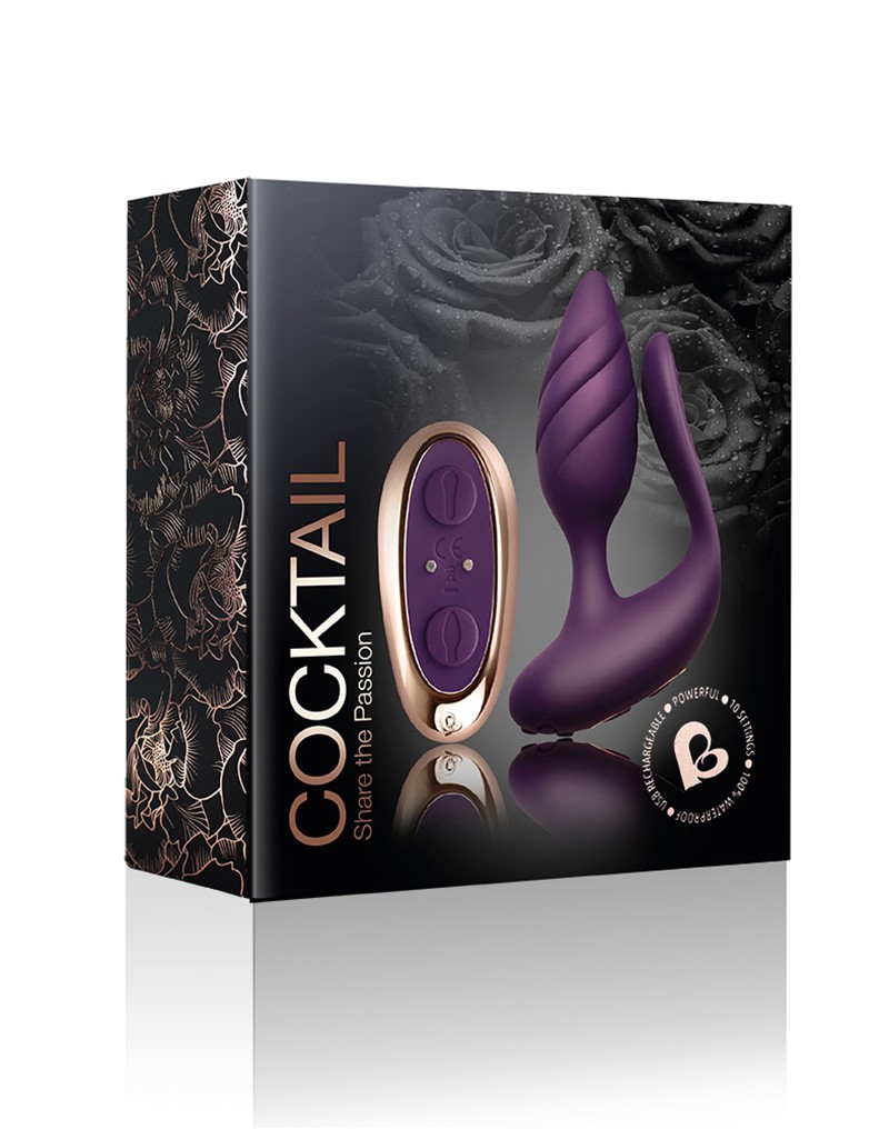 Rocks-Off – Cocktail – Paar Vibrator mit Fernbedienung – Violett