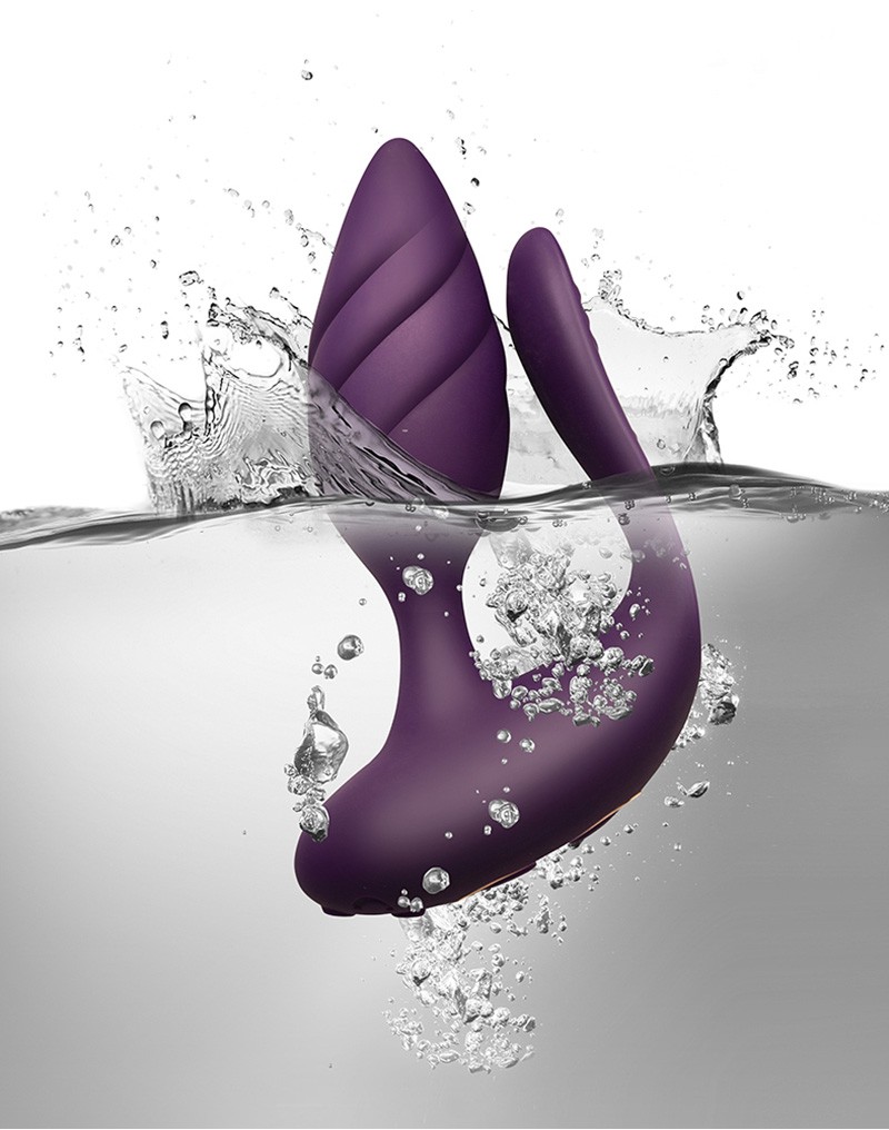 Rocks-Off - Cocktail - Paar Vibrator mit Fernbedienung - Violett – Bild 7