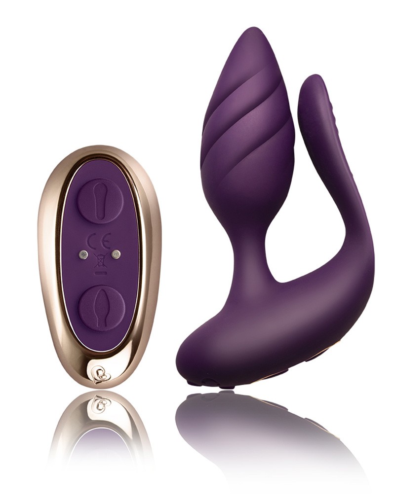 Rocks-Off - Cocktail - Paar Vibrator mit Fernbedienung - Violett