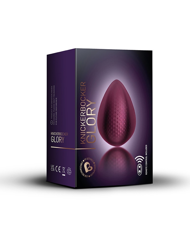 Rocks-Off – Knickerbocker Glory – Panty-Vibrator mit Fernbedienung – Burgundy